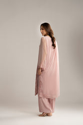 3 Piece Chiffon Embroidered Suit (FL0037)